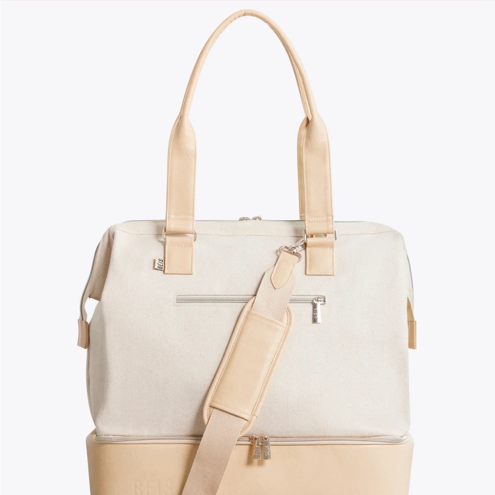 Beige beis weekender bag (mini)